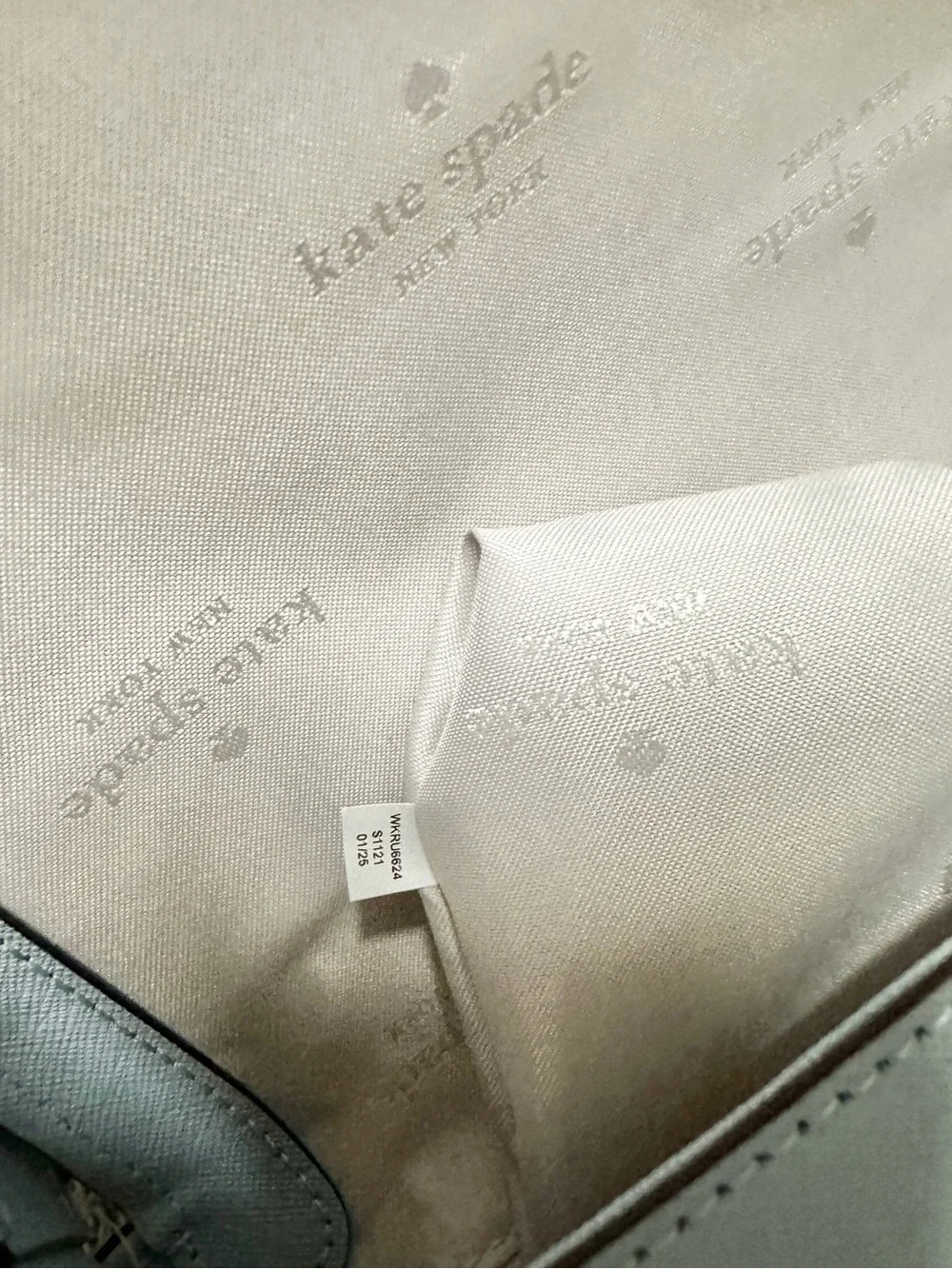 Kate Spade Ocean Fog Pale Blue Cove Street Dody Crossbody Purse